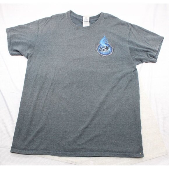Gildan Other - NHRA John Force 16X Funny Car Champion Large Gildan Ultra Cotton T-Shirt Gray